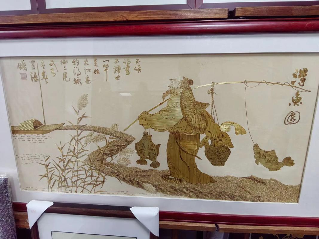 小海鎮(zhèn)吳永龍麥稈畫欣賞